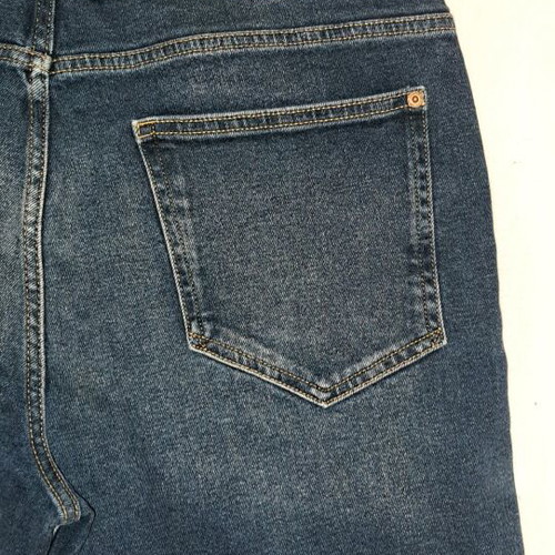 Zara denim bermuda shorts dark blue like new, size 44