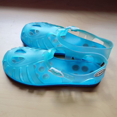Silicone sandals size 33 like new, blue