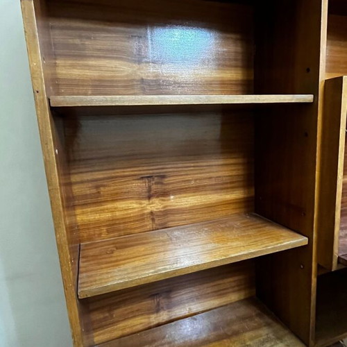Bookshelf sofa bed used with storage space