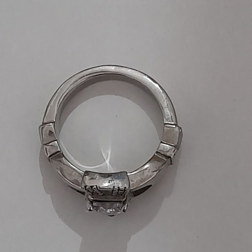 Claddagh ring used, silver