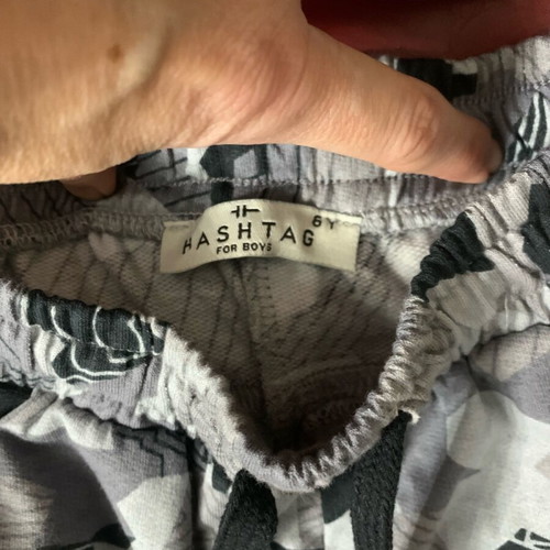 Hashtag shorts new, gray, size 6 years
