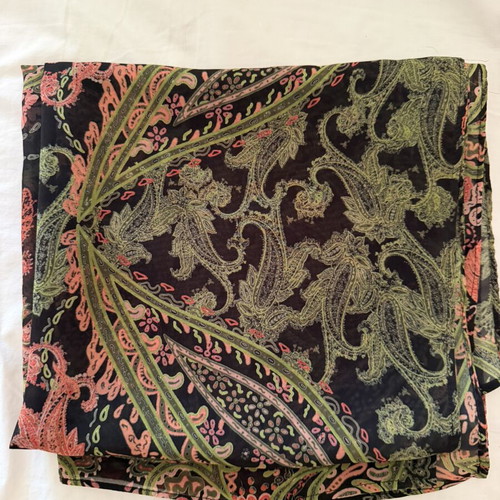 Vassia Kostara scarf like new, multicolor