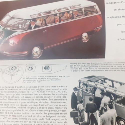 Volkswagen promotional brochure 1953 like new