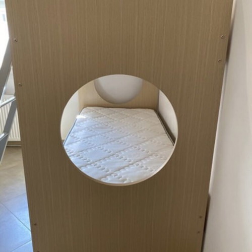 Bunk bed with 2 mattresses, one SATO brand