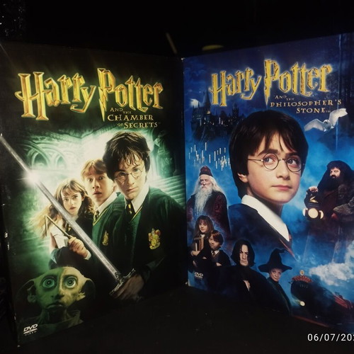 Harry Potter collectible DVD sets used, two collections with subtitles