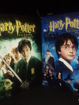 Harry Potter collectible DVD sets used, two collections with subtitles