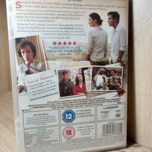 Salmon Fishing in the Yemen DVD like new with English subtitles