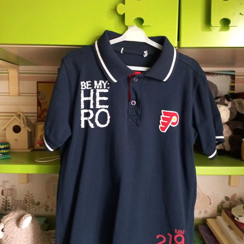 Alouette t-shirt used, blue, 8-10 years, 100% cotton