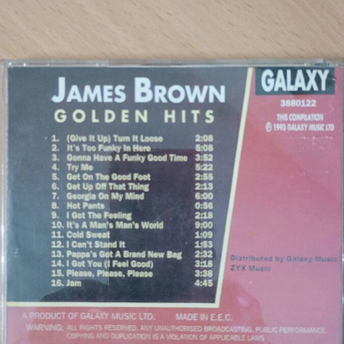 James Brown Golden Hits CD like new