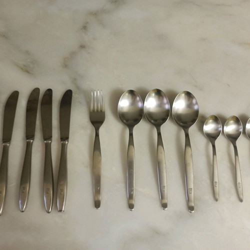 Solingen Rostrfrei cutlery used, set of 13 pieces