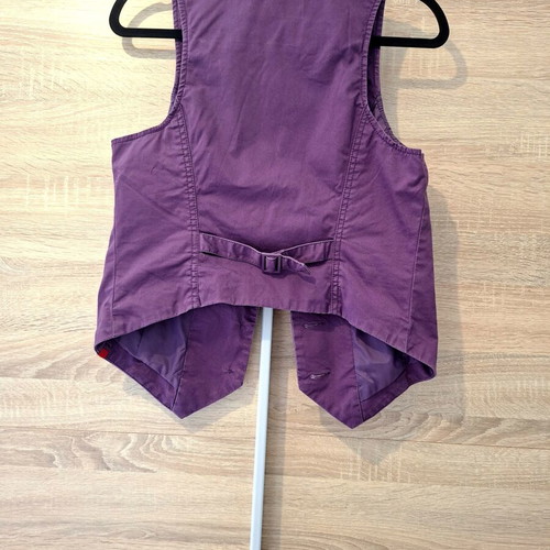 Edc by Esprit purple cotton vest, size Large