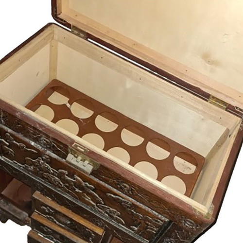 Bar furniture used handmade carved with storage space