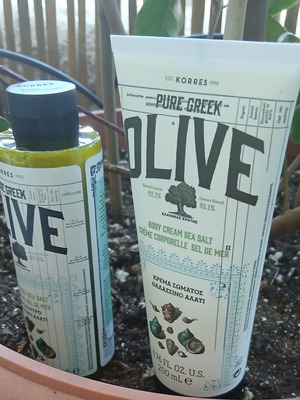 Korres shower gel and body cream new