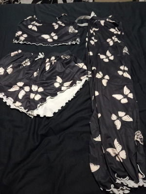 Pajama set size S new, 3 pieces