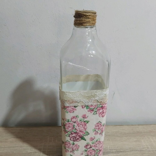 Johnnie empty decorated bottle like new