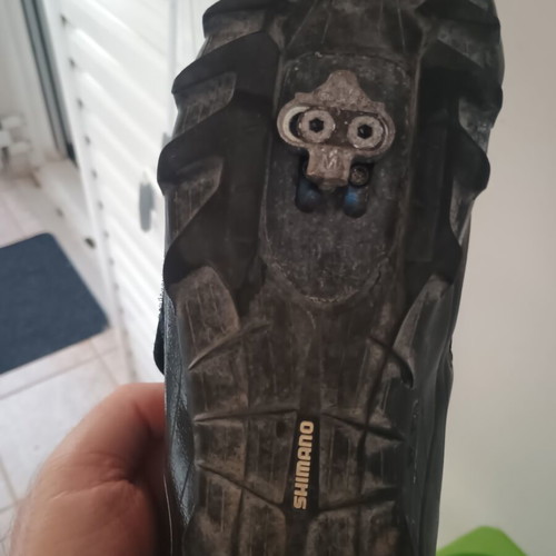 Shimano cycling shoes lightly used, size 46, ideal for mountain bike