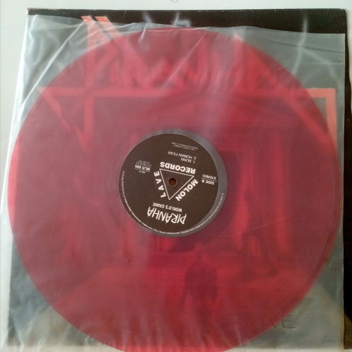 Piranha World's Grave red vinyl 1992 like new