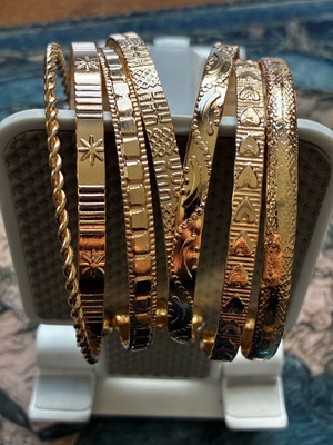 Women's gold-plated bracelets new, gold color