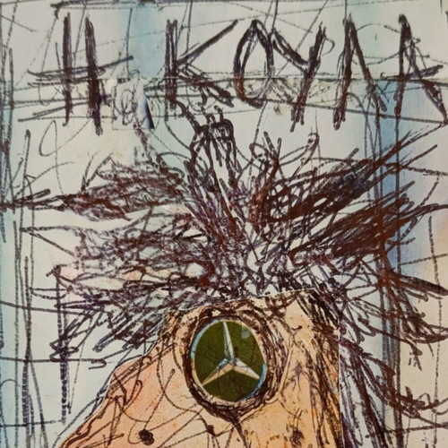 Modern art collage print 21x29 cm on high-quality paper