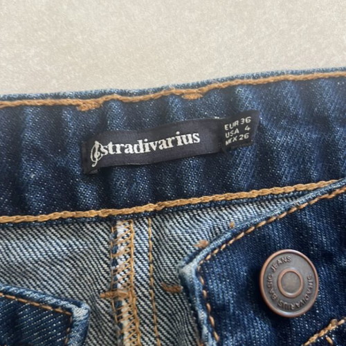 Stradivarius denim skirt new, size S 36 8, blue