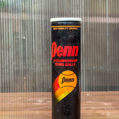 Rare tennis ball cans retro packaging, one sealed, like new