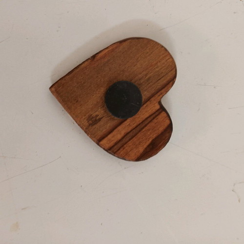Souvenir gift magnet for uncle from Metsovo new heart-shaped