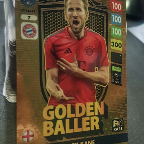 Harry Kane Golden Baller 2025 Panini Adrenalyn XL FIFA 365 like new