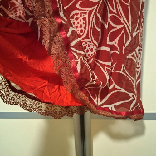 Salt & Pepper red spaghetti strap dress like new, size S