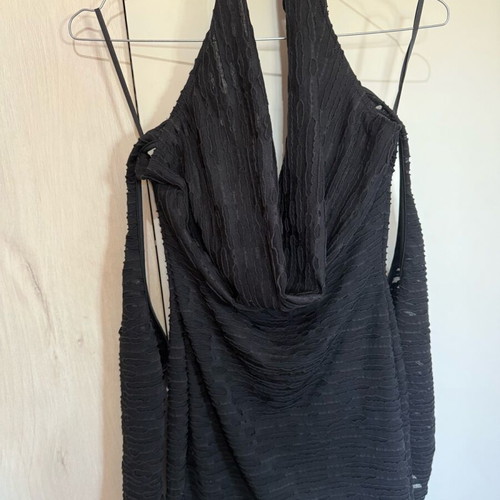 Missguided dress size XS new, knitted fabric, black