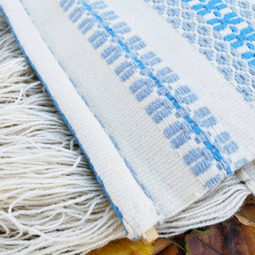 Wool woven wall decoration like new, designer Scandinavian style