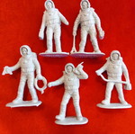 Astronaut figures set of 13 detailed miniatures, new