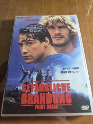 Point Break DVD like new, action thriller with Keanu Reeves & Patrick Swayze