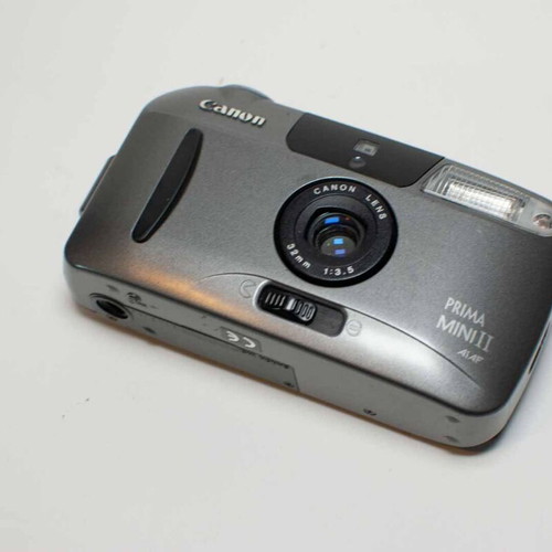 Canon Prima mini II αναλογική φωτογραφική μηχανή μεταχειρισμένη, 35mm