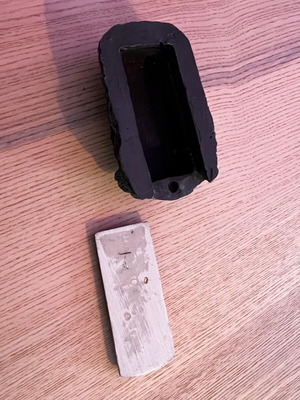 Key hider rock like new, discreet fake stone with hidden drawer