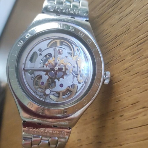 Swatch Irony Body & Soul YAS100G automatic watch stainless steel