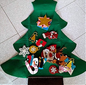 Παιχνίδι χριστουγεννιάτικο δέντρο από τσόχα