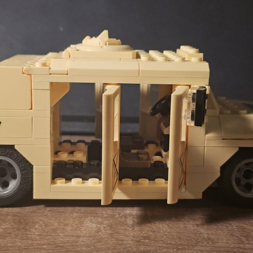 Humvee military tank compatible building blocks
