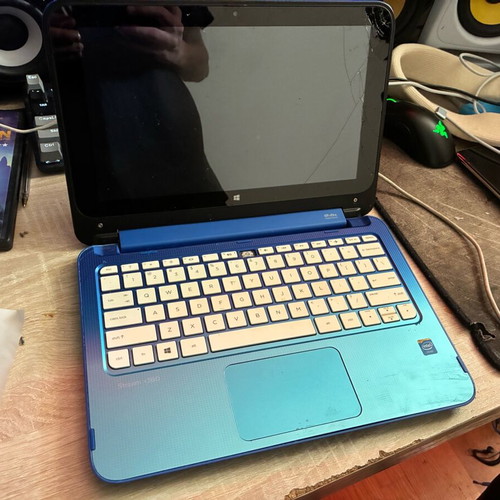 HP laptop used, unknown condition