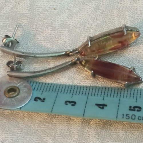 Silver 925 earrings, 5.6g