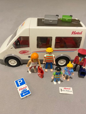 Playmobil Hotel Bus used, missing parts