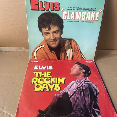 Vinyl records used, pack of 8, rock genre