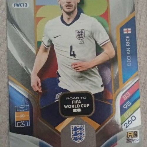 Declan Rice FWC13 FIFA Adrenalyn 2026 card like new