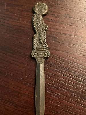 Old paper cutter used