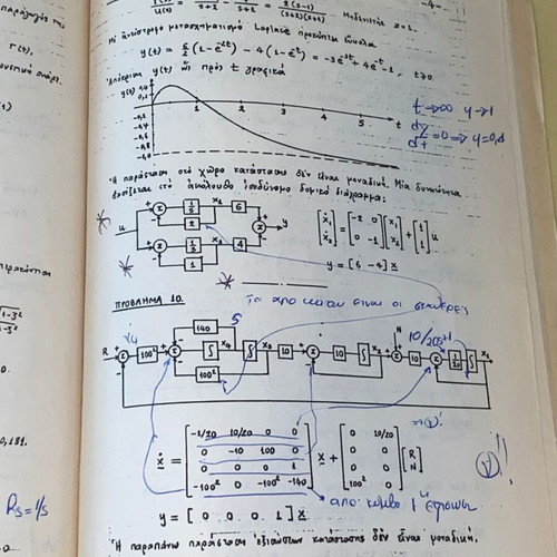 Automatic Control Exercises used, Nik. Krikeli, NTUA edition 1988