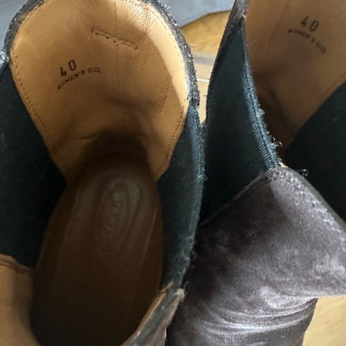 Μπότες Tod’s Chelsea από καφέ σουέντ σαν καινούργιες, μέγεθος 40