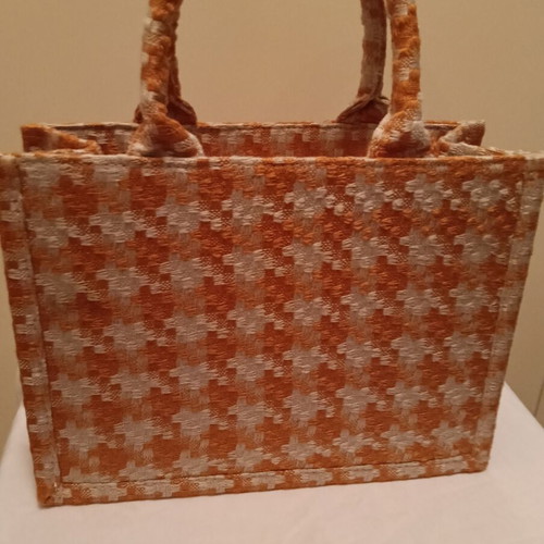 Bag to Bag fabric checked bag new