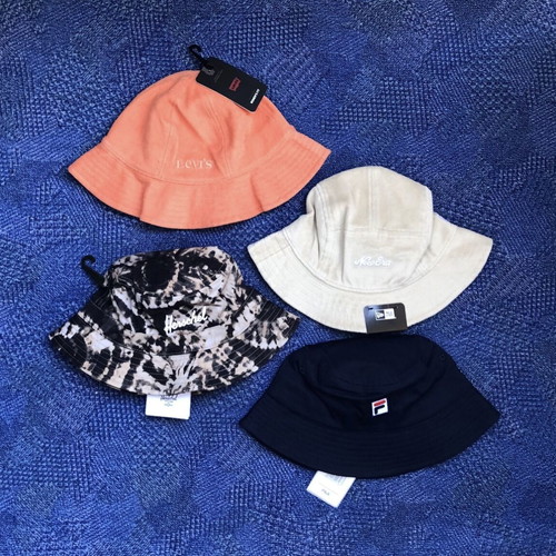 New Era Fila Levi's Bucket Hats new with tags