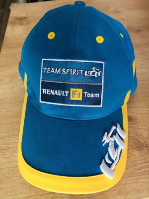 Renault F1 Team "Team Spirit" baseball cap with Fernando Alonso embroidery, deadstock