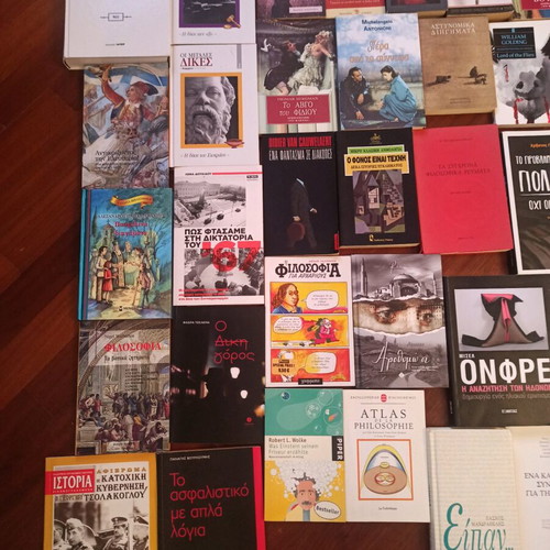 Books used, pack of 52, Greek and foreign language