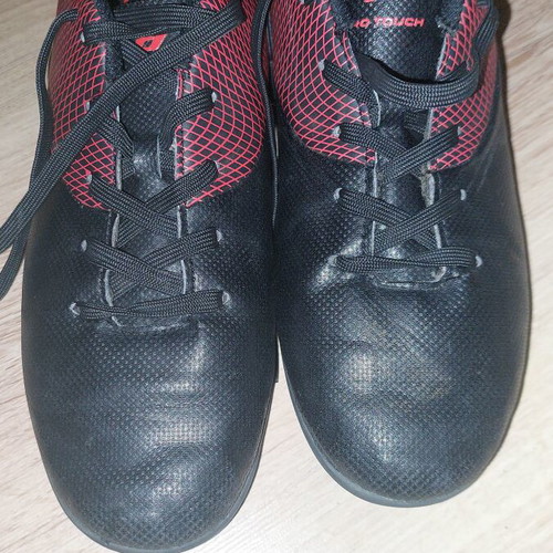 Pro Touch football set like new, shoes size 36 & shin guards XS